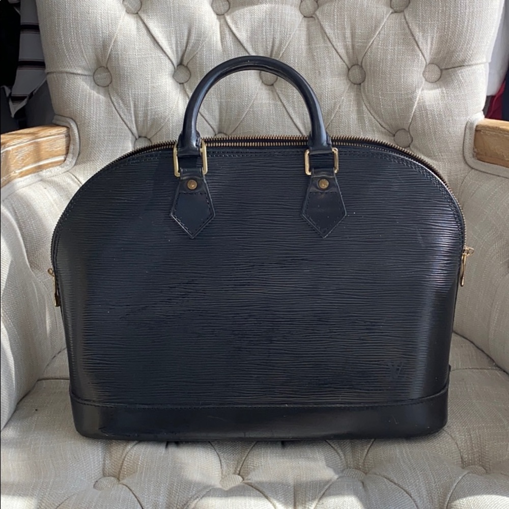 Louis Vuitton Alma Epi Black Bag